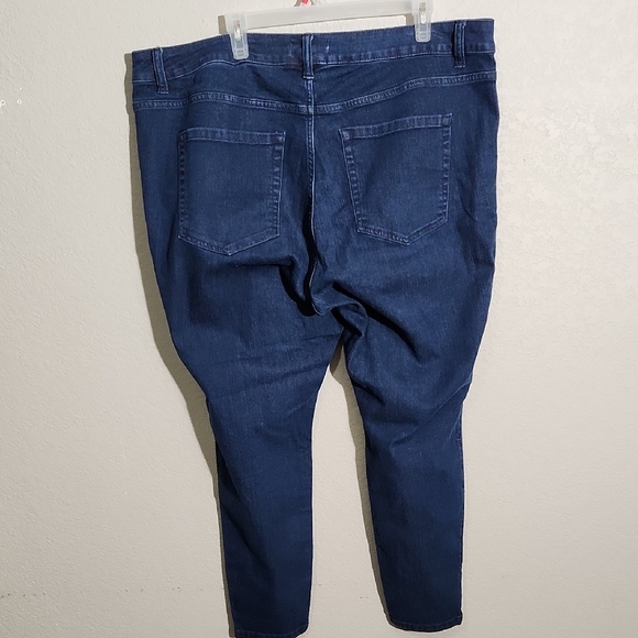 Lane Bryant Jeans Size 22 Mid Rise Skinny Denim Blue - Picture 3 of 8